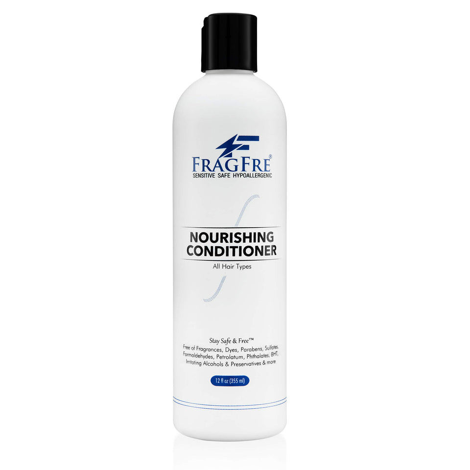 FRAGFRE front packaging 12 oz showing clean label and no-fragrance benefit