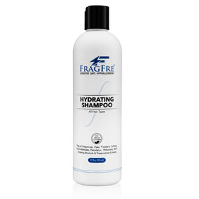 FRAGFRE front packaging showing 12 oz bottle and calm design for gentle care