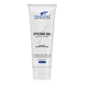 FRAGFRE front packaging showing 8 oz tube and product name, clear benefit of gentle styling