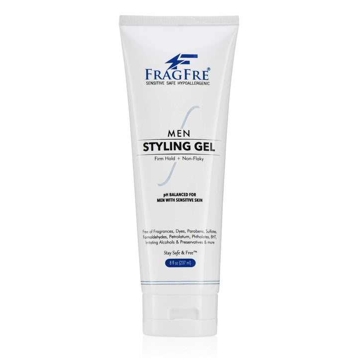 FRAGFRE front packaging bottle showing firm hold and 8 oz size benefit