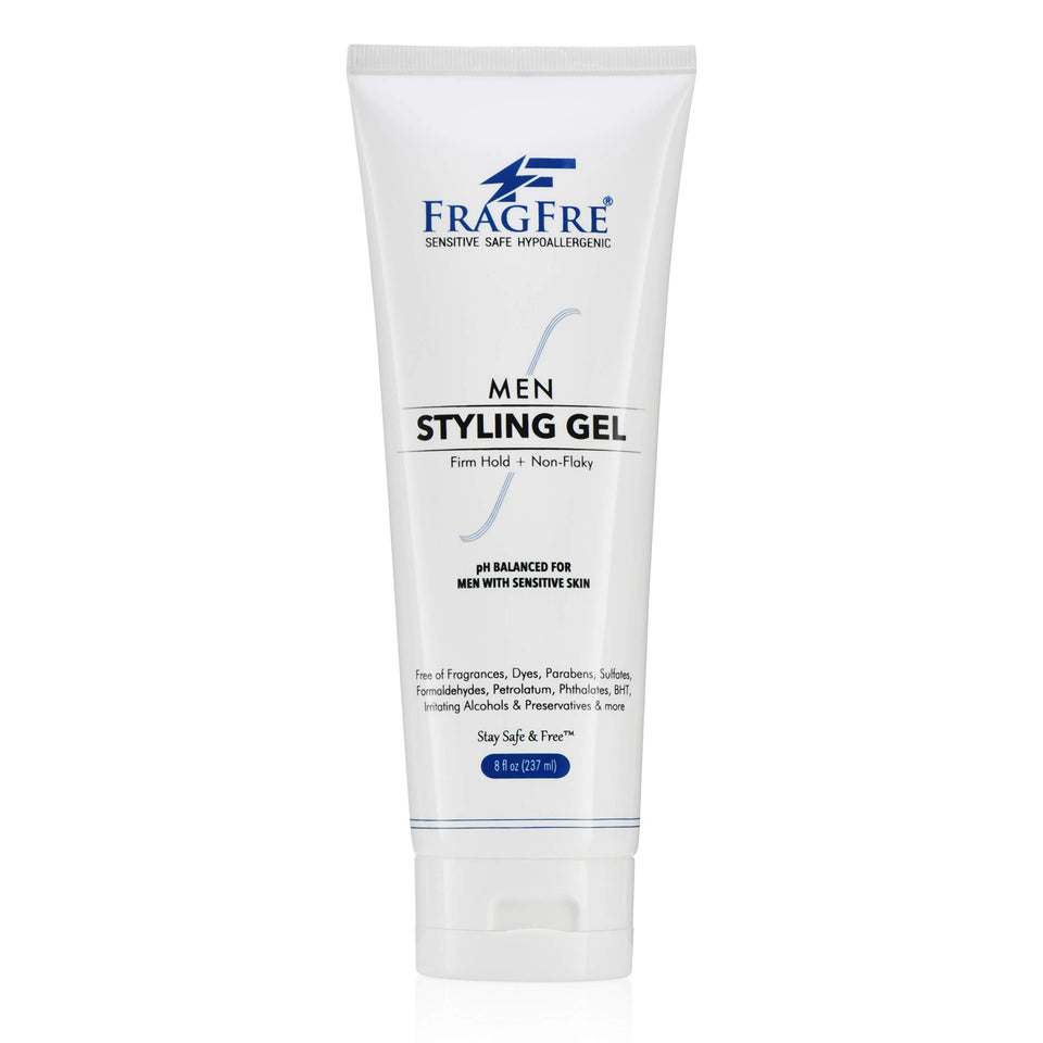 FRAGFRE front packaging bottle showing firm hold and 8 oz size benefit