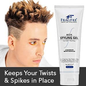 FRAGFRE hair before and after styling shows added volume and control