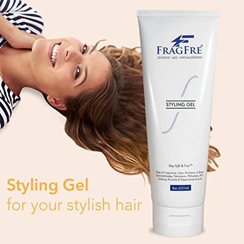 FRAGFRE gel texture close-up showing clear, non-flaky formula