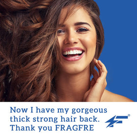 FRAGFRE pump dispensing shampoo foam onto hand, easy dosing
