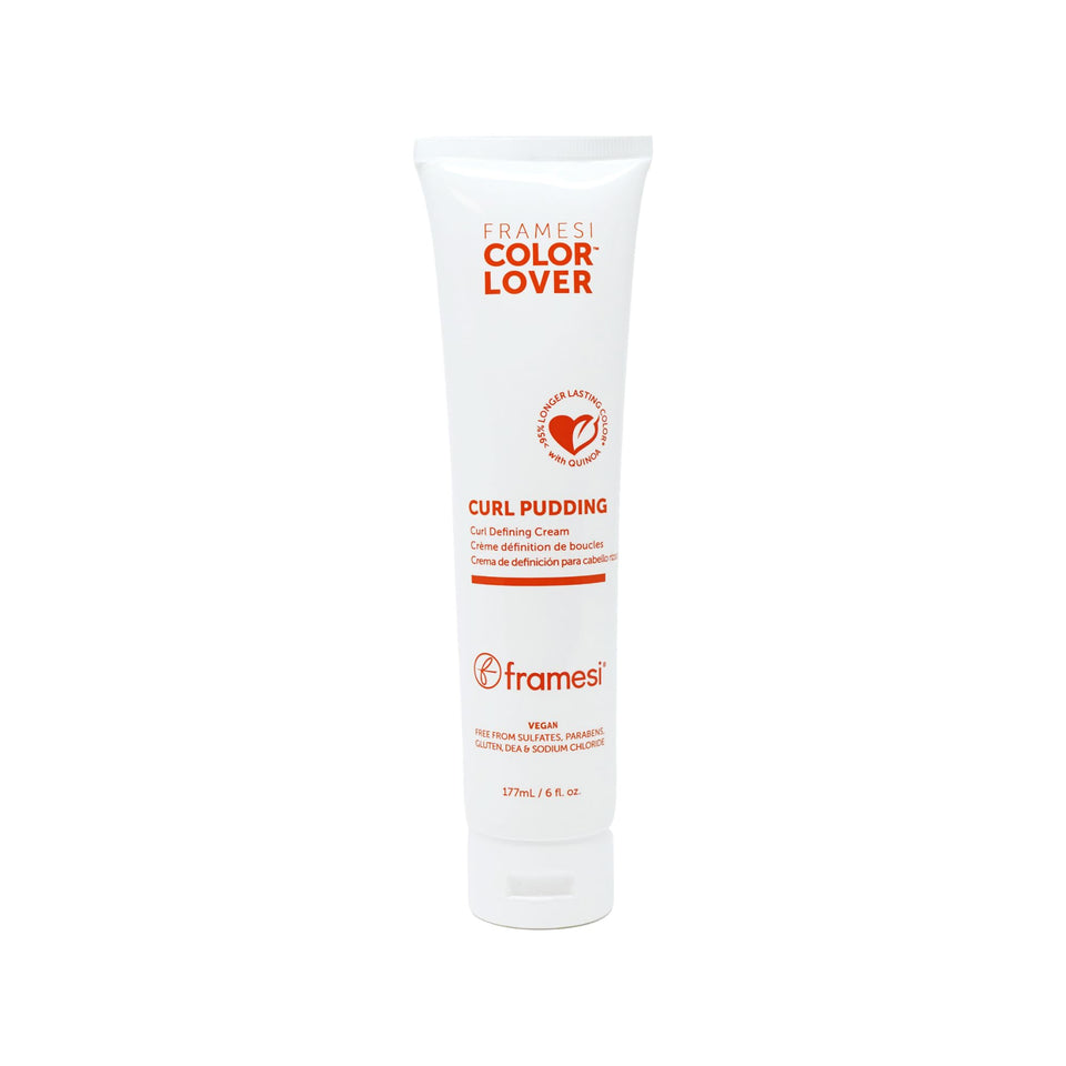 FRAMESI jar front packaging showing label and benefits for defined curls