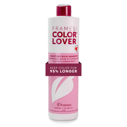 Framesi Color Lover front bottle showing clean design and size benefit