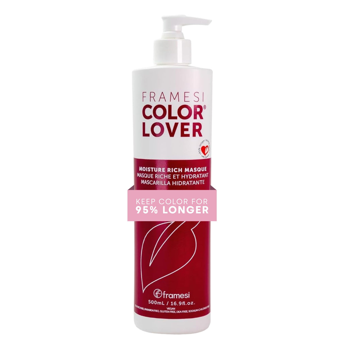 FRAMESI front jar showing product and label, highlights professional quality