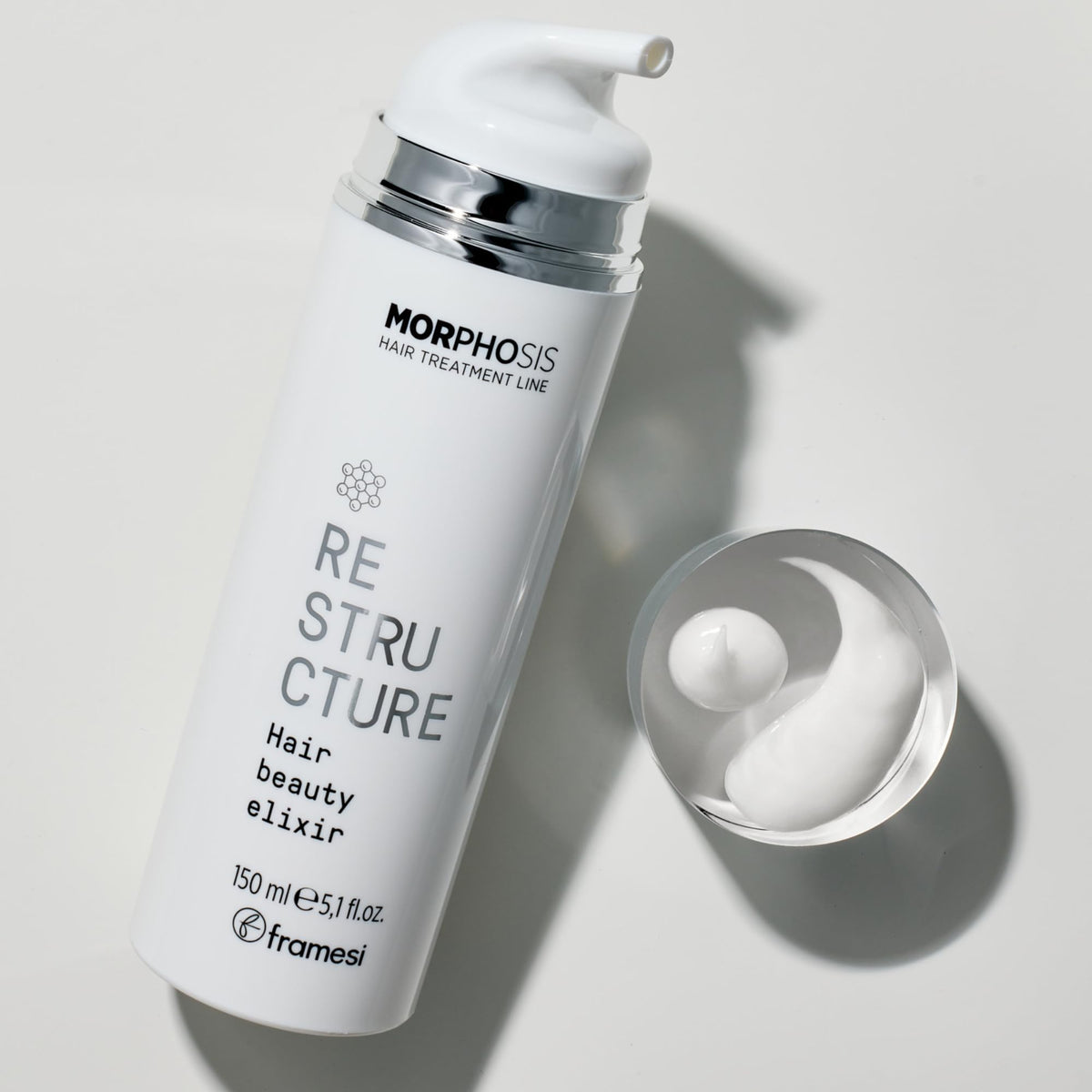 FRAMESI Morphosis pump dispensing lightweight mask for easy application