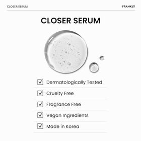 FRANKLY lifestyle model with glass-skin finish illustrating radiant results