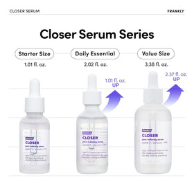 FRANKLY gel-serum texture close-up showing lightweight hydration
