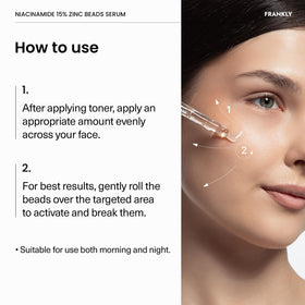 FRANKLY product label close-up showing clean, vegan formula and ingredient clarity