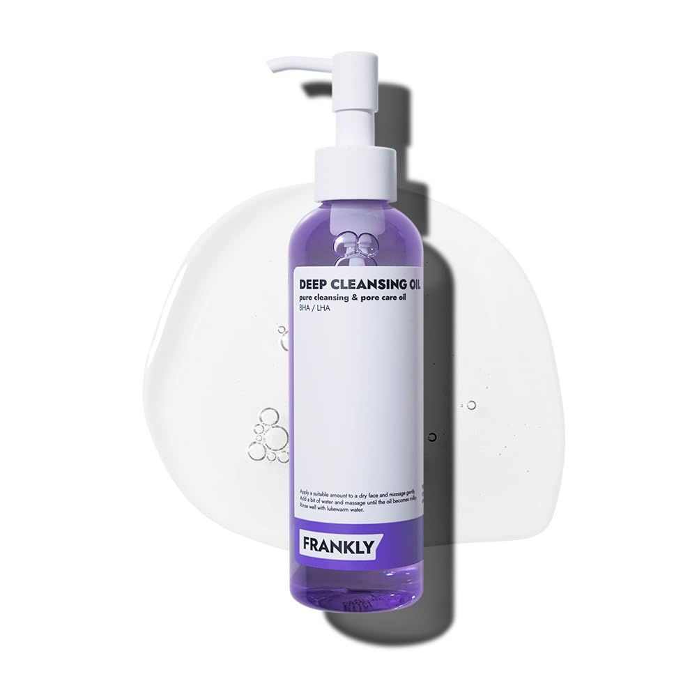 FRANKLY front packaging showing bottle and clear product benefits