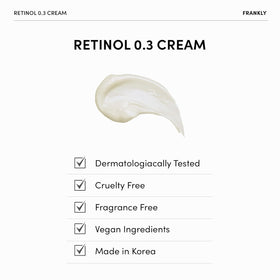 FRANKLY before and after skin texture comparison, illustrates visible smoothing benefit