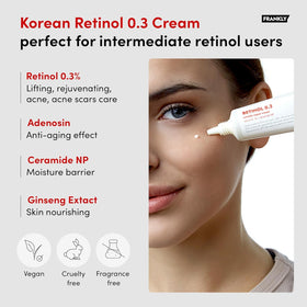 FRANKLY jar open revealing smooth cream texture, demonstrates nourishing moisture