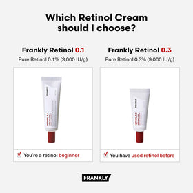 FRANKLY swatch on skin showing finish and texture for immediate visual of absorption