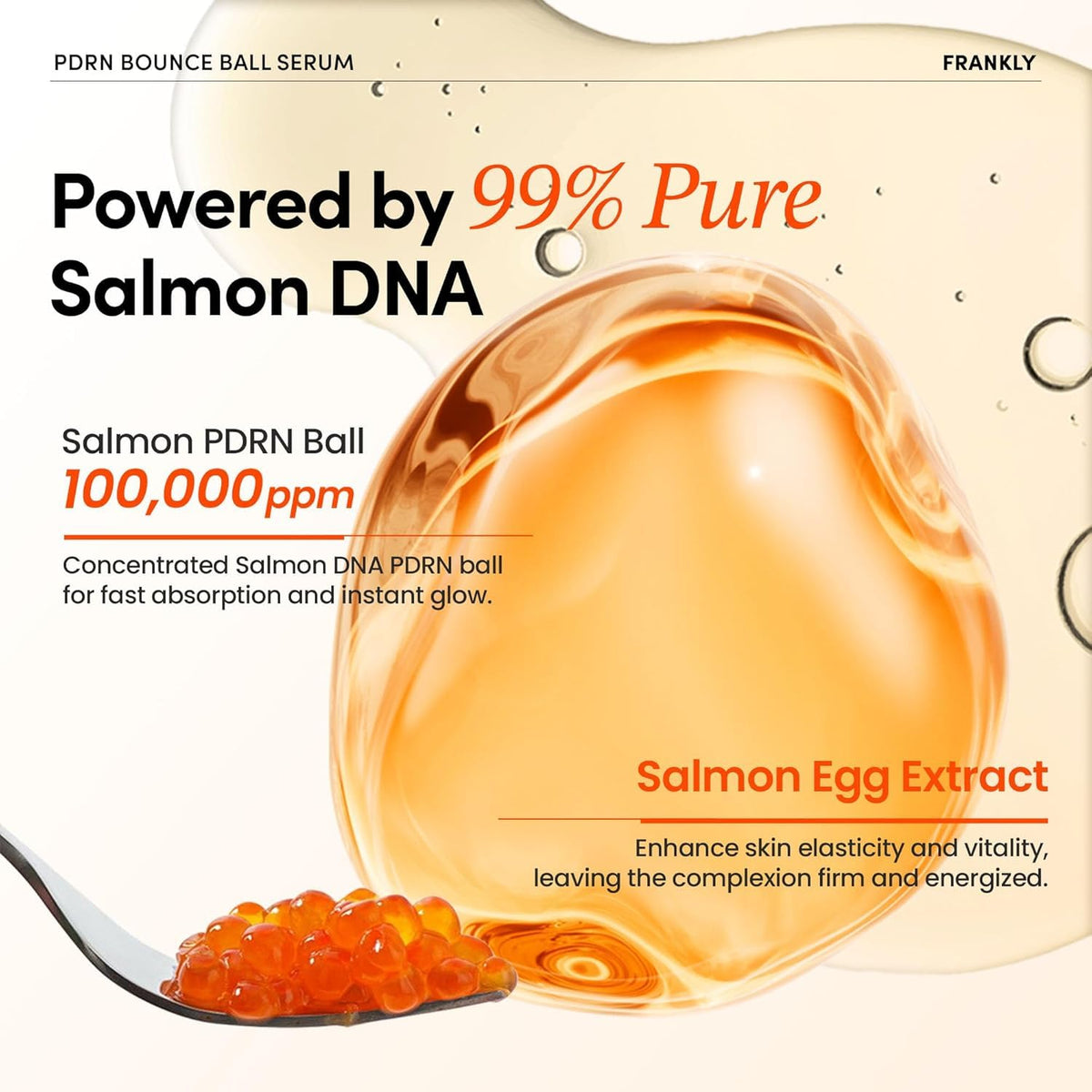 FRANKLY product label and ingredients panel highlighting purity and safety