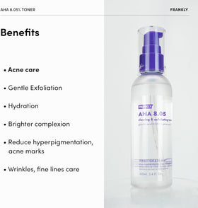 FRANKLY label close-up highlighting active ingredients and percentage for informed choice