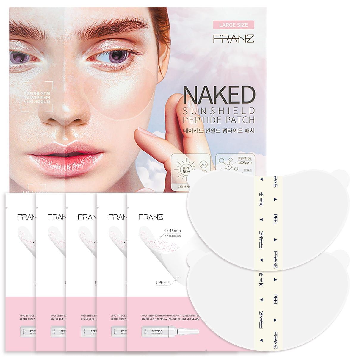 FRANZ front packaging showing five pouches and product benefit