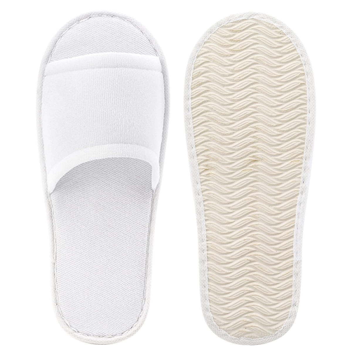 Frcctre slippers in spa setting demonstrating hygienic guest use