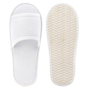 Frcctre slippers in spa setting demonstrating hygienic guest use