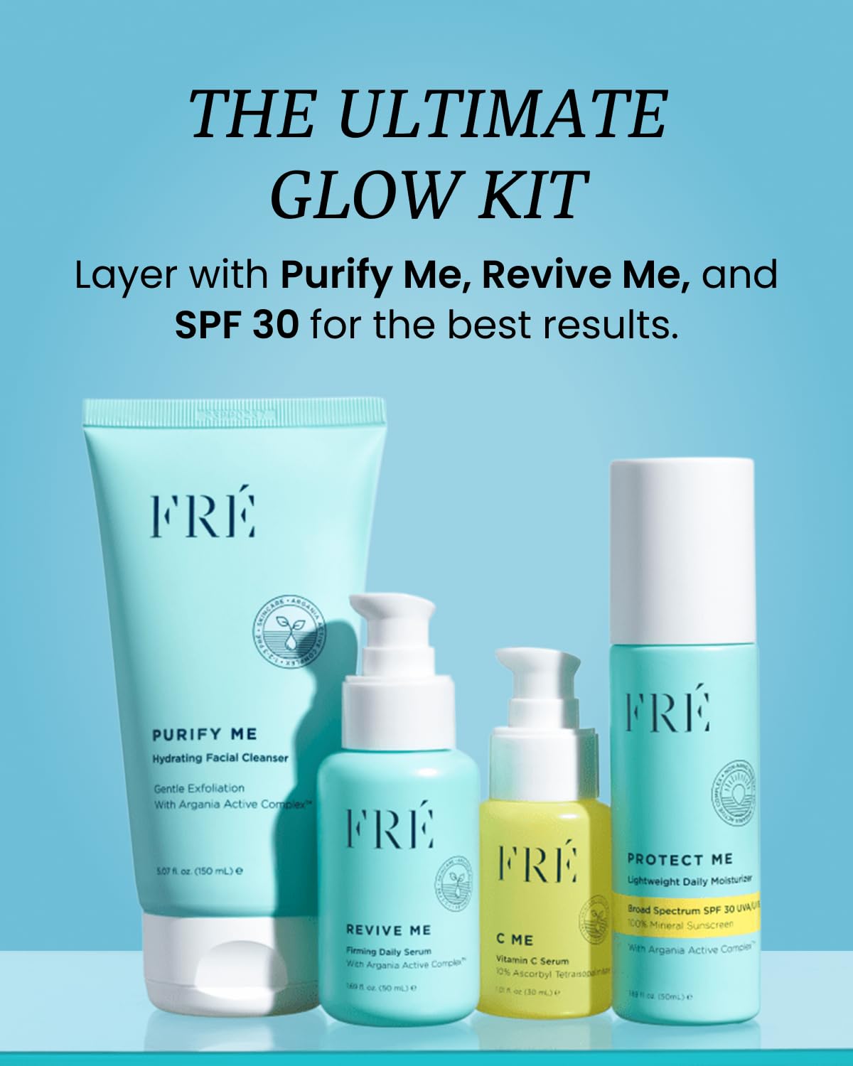 FRÉ in-hand application showing easy spread and non-greasy hydration