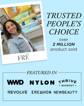 FRÉ layered with moisturizer showing compatibility and smooth layering benefit