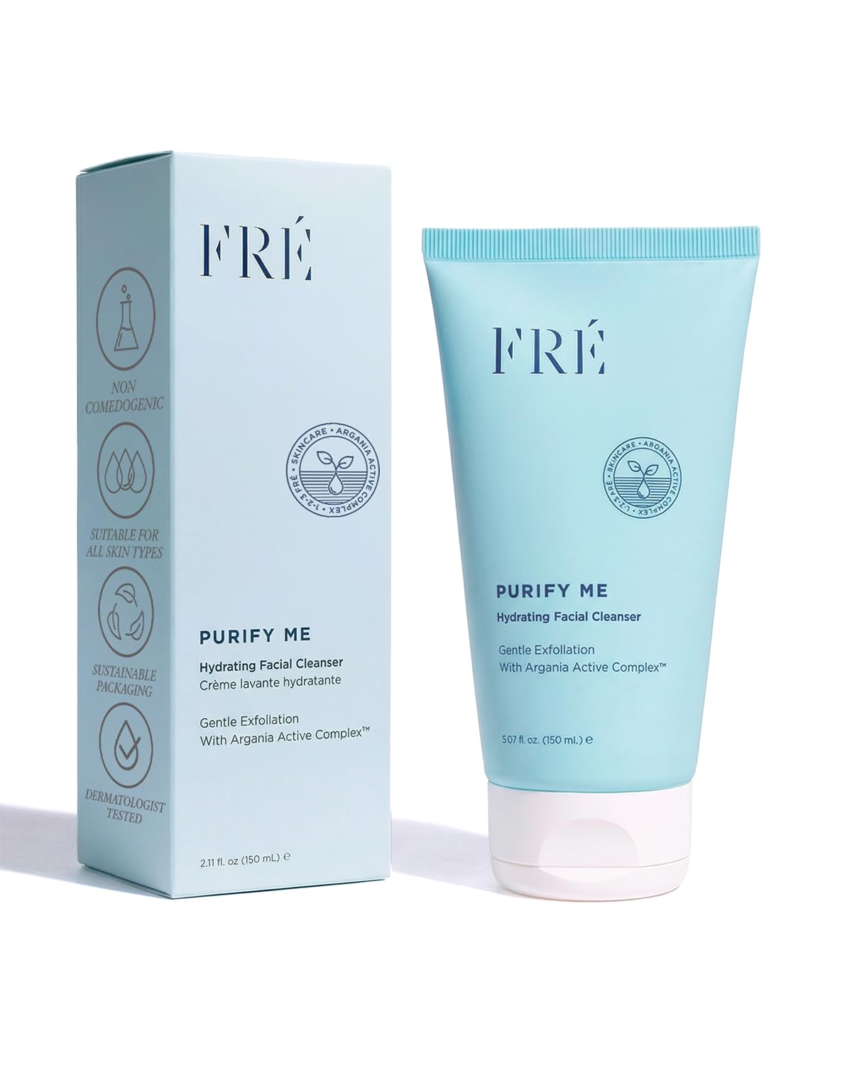 FRÉ front tube shot showing clean packaging and product benefit