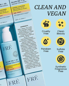 FRÉ Argania Active Complex ingredients visual emphasizing skin support