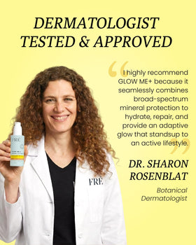 FRÉ open jar revealing lightweight cream for easy application