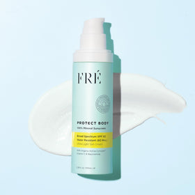 FRÉ texture close-up showing creamy gel-cream absorbing quickly