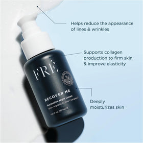 FRÉ Recover Me pump dispenser detail for hygienic, precise nightly application