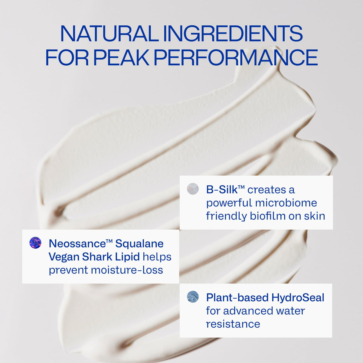Freaks of Nature applied on arm demonstrating no white cast benefit