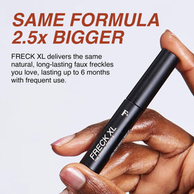 Freck Beauty Freck XL ultra-fine brush tip closeup for precision freckle placement
