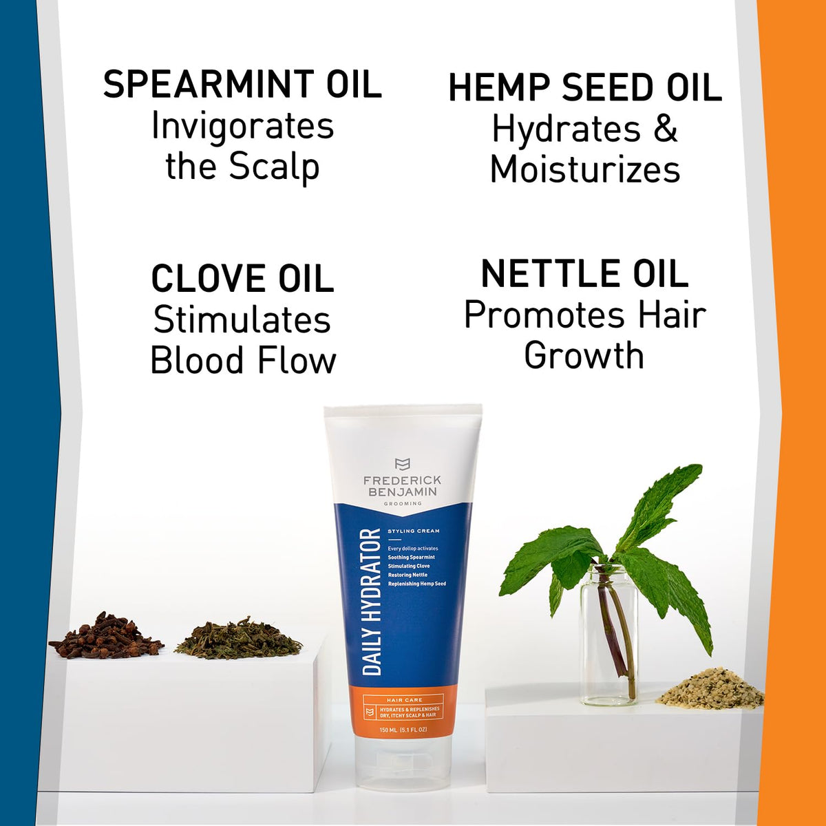 Frederick Benjamin applied to damp hair for quick hydration