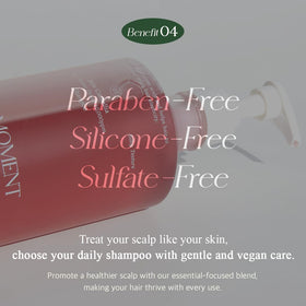 FREEMOMENT ingredient graphic featuring Jeju camellia and amino acid benefits