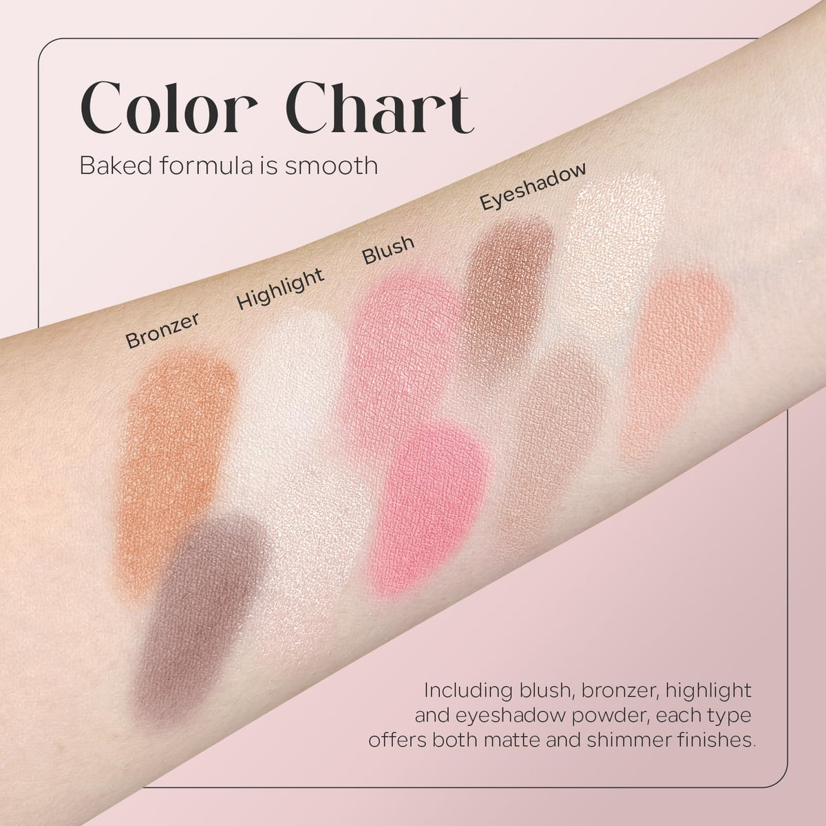 FREEORR blush pan detail highlighting buildable color for natural-looking cheeks