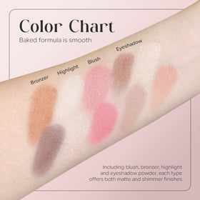 FREEORR blush pan detail highlighting buildable color for natural-looking cheeks