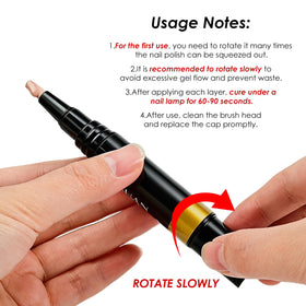 FREEORR open pen cap revealing reservoir for consistent color delivery