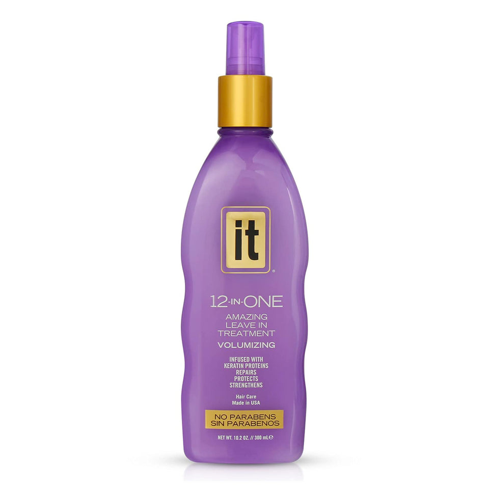 Freeze It front bottle view showing label and volumizing leave-in benefits
