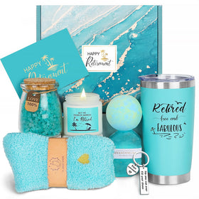 Frerdui front view of gift box set showing complete retirement collection and celebratory presentation