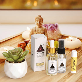 Frerdui hand using a massage item demonstrating relaxation and stress-relief support