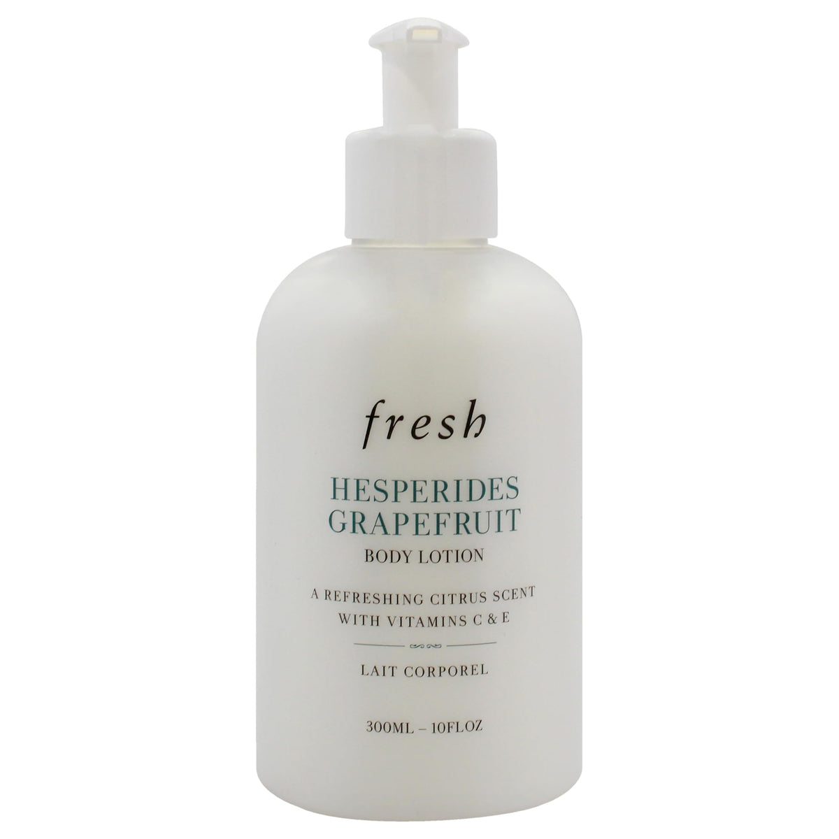 Fresh Hesperides Grapefruit front bottle showing citrus scent and hydrating benefits