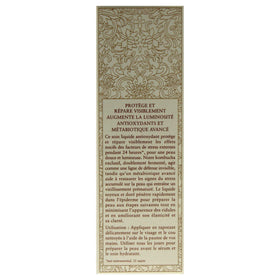 Fresh Kombucha essence in hand application demonstrating quick absorption benefit