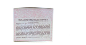 Fresh brand damask rose extract close-up, highlights botanical soothing and barrier support