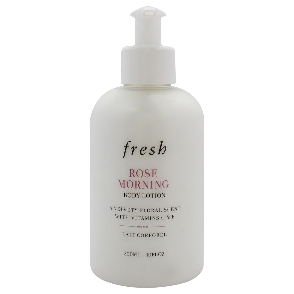 Fresh Rose Morning bottle front view showing label and size for quick recognition