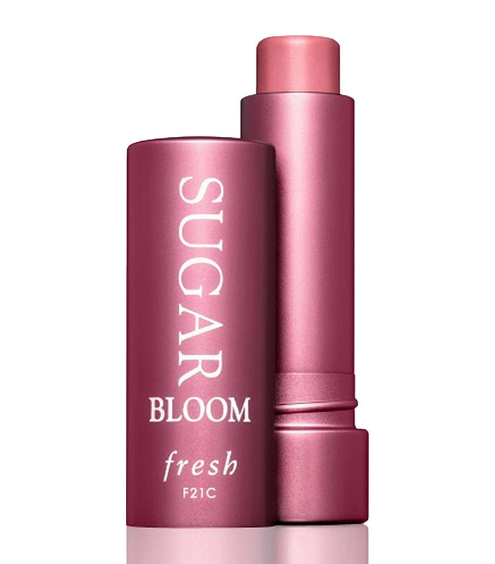 Fresh Sugar Bloom front tube showing tinted balm and SPF for everyday protection