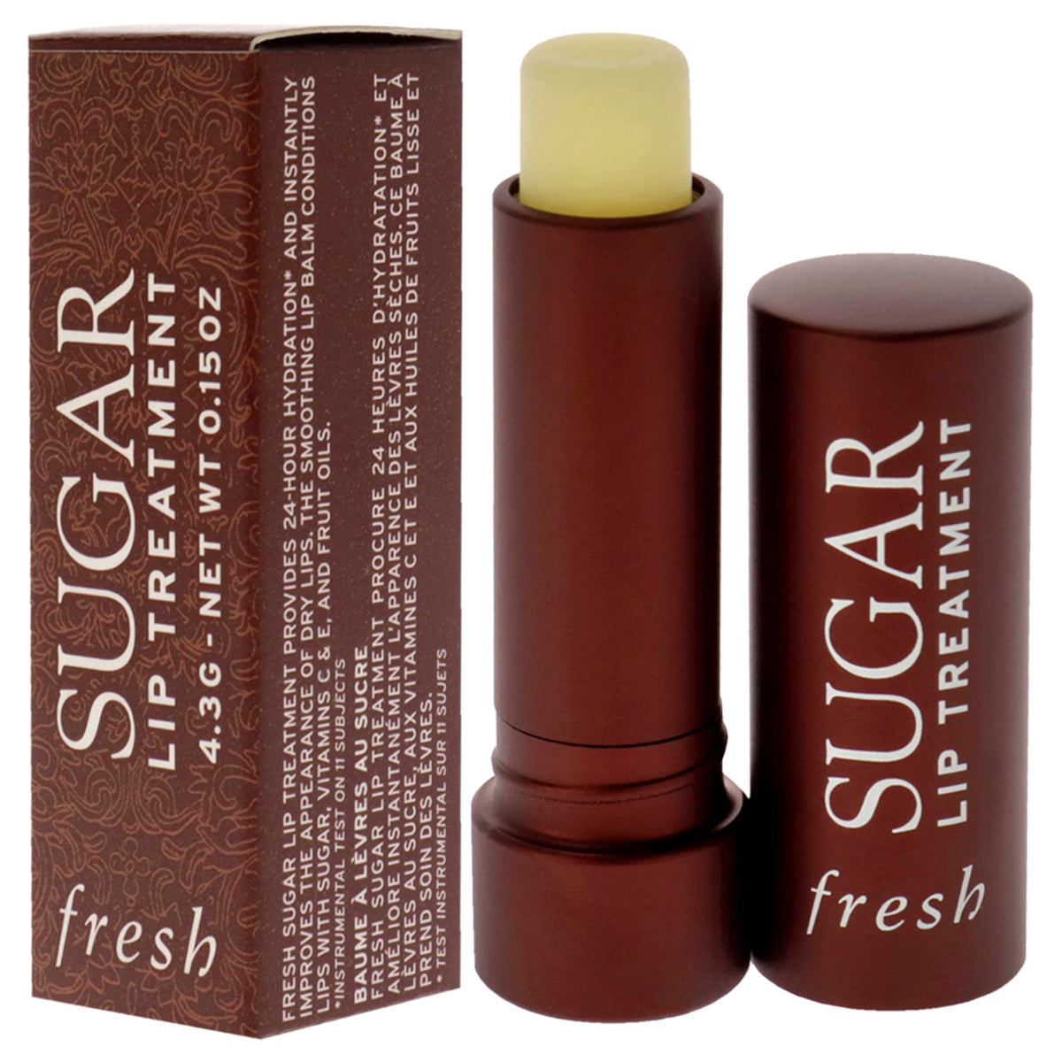 Fresh Sugar on a dresser with mirror suggesting everyday routine and soft sheen