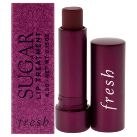 Fresh Sugar Lip Treatment berry jar front view showing tinted balm and label benefit