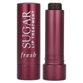 Fresh sugar lip treatment plum front packaging showing compact tube and label for easy identification