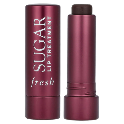Fresh sugar lip treatment plum front packaging showing compact tube and label for easy identification